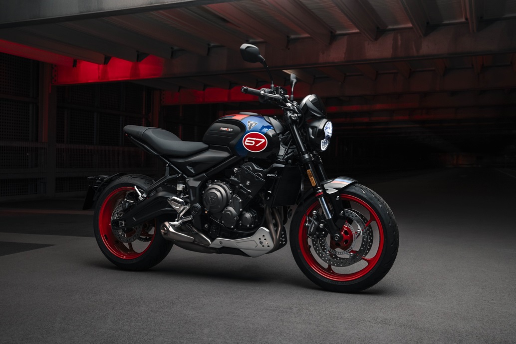 Triumph Trident 660 estrena en Chile edición especial Triple Tribute