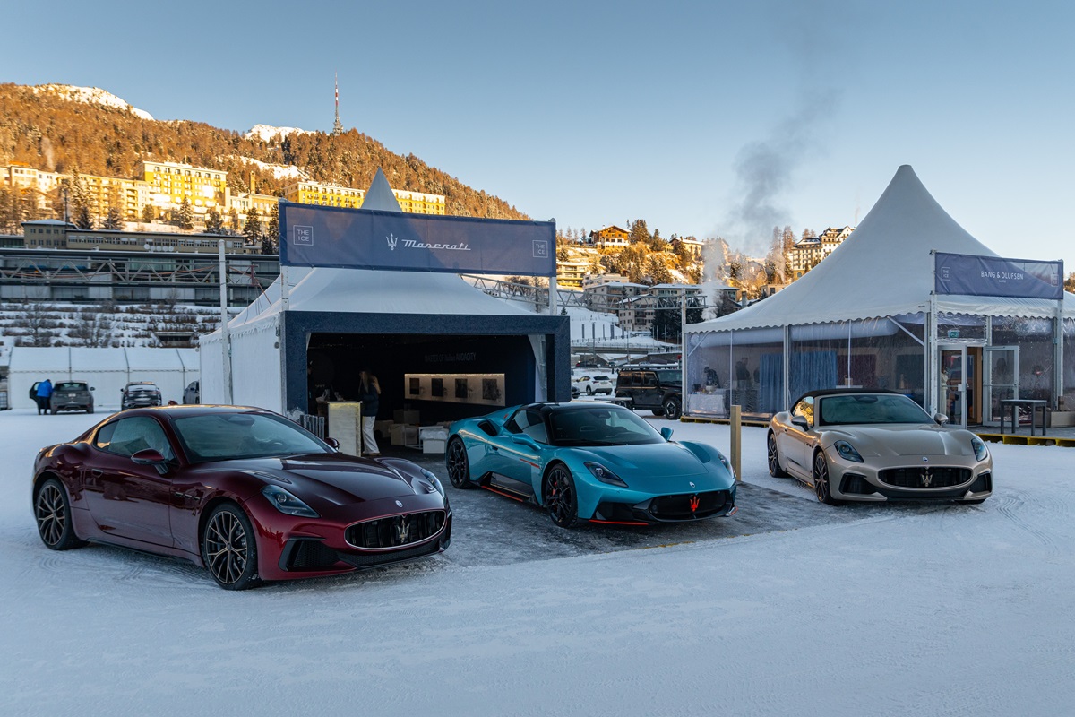 Maserati brilló como protagonista en The I.C.E. St. Moritz 2026