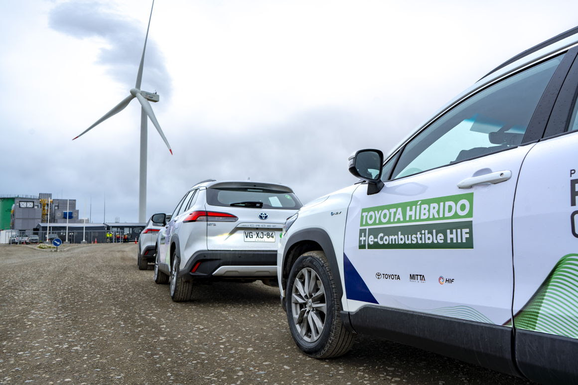 Ruta Cero: Toyota y HIF prueban híbridos con e-combustibles en Magallanes