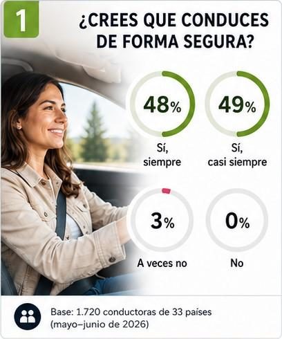 Estudio internacional WWCOTY sobre percepción y comportamiento de conductoras al volante (1)